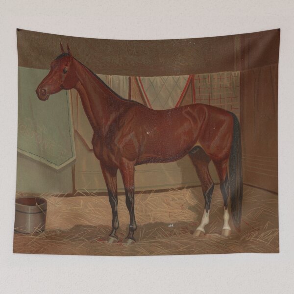 Item preview, Vintage Race Horse Illustration (1882) designed and sold by BravuraMedia.