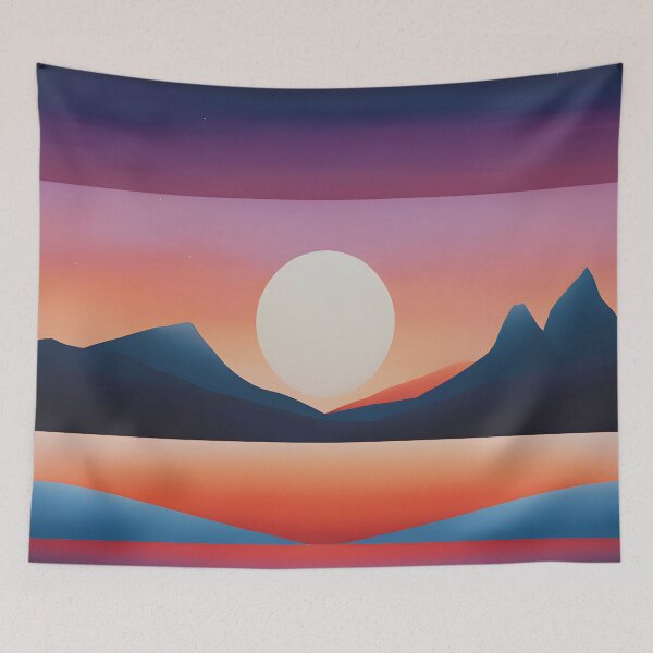 Item preview, Day to Night Transition Abstract designed and sold by colorvisionart.
