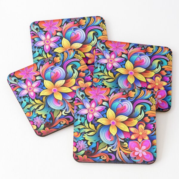 Item preview, Hot Vibrant Flowers  designed and sold by GrinGalore.