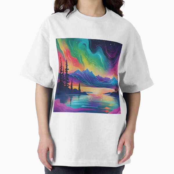 Item preview, Northern Lights Symphony Abstract designed and sold by colorvisionart.