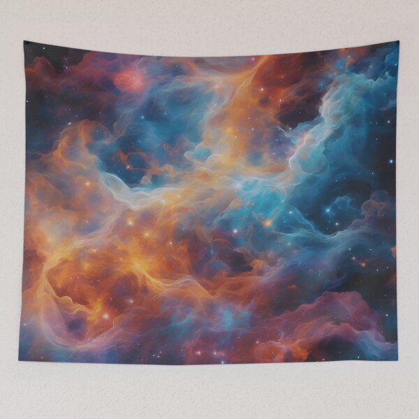 Item preview, Nebulae Interconnected Abstract designed and sold by colorvisionart.