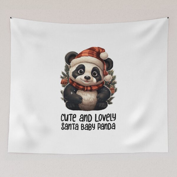 Item preview, Christmas Santa Sweet Panda- Cute and Lovely Santa Panda  designed and sold by Mohammed Sohail Khan.