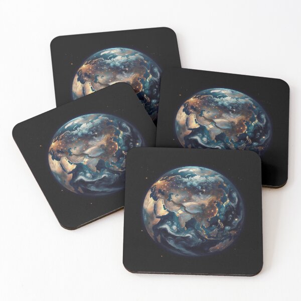 Item preview, Planet Earth, design in the style of Vincent van Gogh Starry Night designed and sold by CreativeSparkzz.