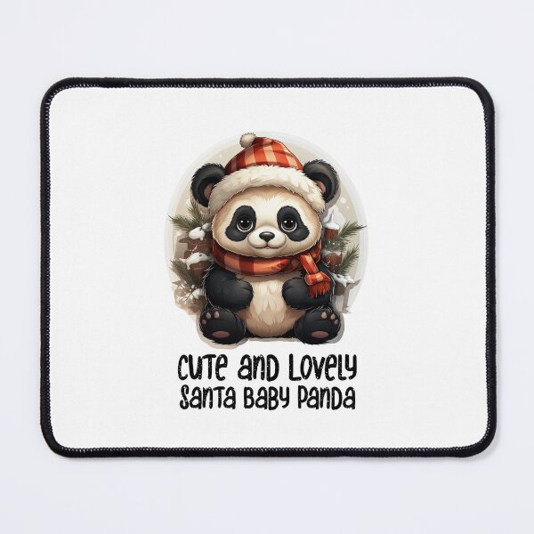 Item preview, Christmas Santa Sweet Panda- Cute and Lovely Santa Panda designed and sold by Mohammed Sohail Khan.