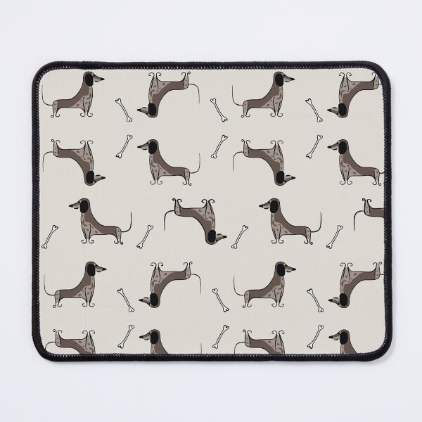 Item preview, Dapple Dachshund and Bones Pattern designed and sold by Hic21.