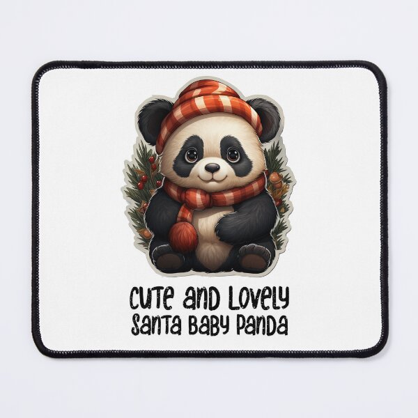 Item preview, Christmas Santa Sweet Panda- Cute and Lovely Santa Panda designed and sold by Mohammed Sohail Khan.