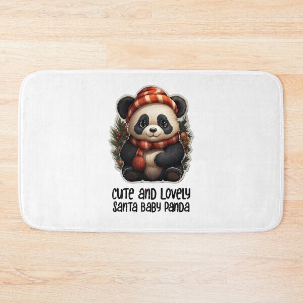 Item preview, Christmas Santa Sweet Panda- Cute and Lovely Santa Panda  designed and sold by Mohammed Sohail Khan.