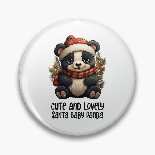 Item preview, Christmas Santa Sweet Panda- Cute and Lovely Santa Panda  designed and sold by Mohammed Sohail Khan.