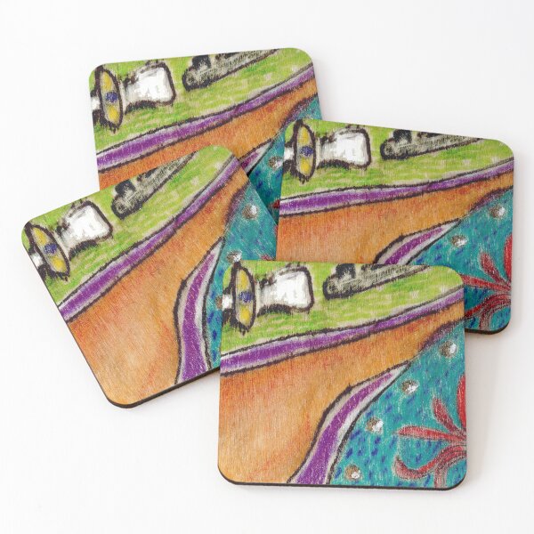 Item preview, Orange and Purple abstract designed and sold by Misfitcane.