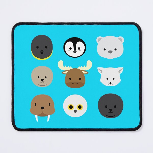 Item preview, Animal Faces Icon Cartoon Set 4 Arctic designed and sold by SUPERHERON.