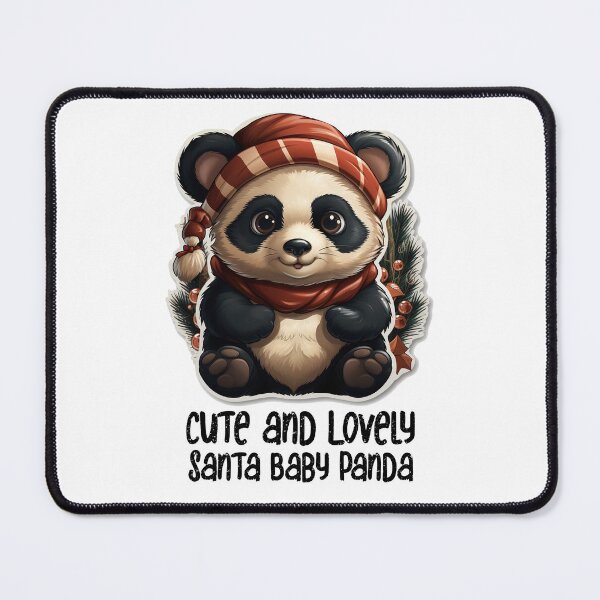 Item preview, Christmas Santa Sweet Panda- Cute and Lovely Santa Panda designed and sold by Mohammed Sohail Khan.
