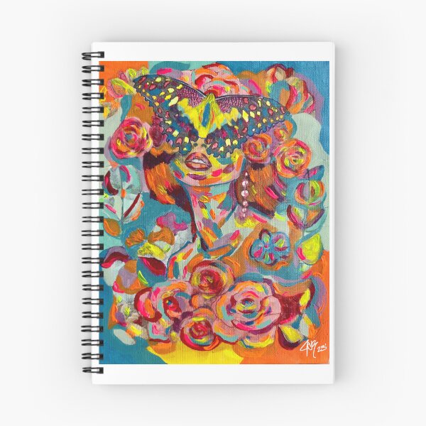 Item preview, Colorful Powerful beautiful butterfly woman painting  designed and sold by Artbyjcr.