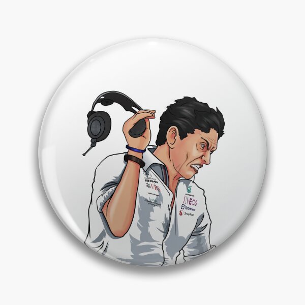 Aperçu de l'œuvre Toto Wolff se met à nouveau en colère créée et vendue par Formula1Icons.