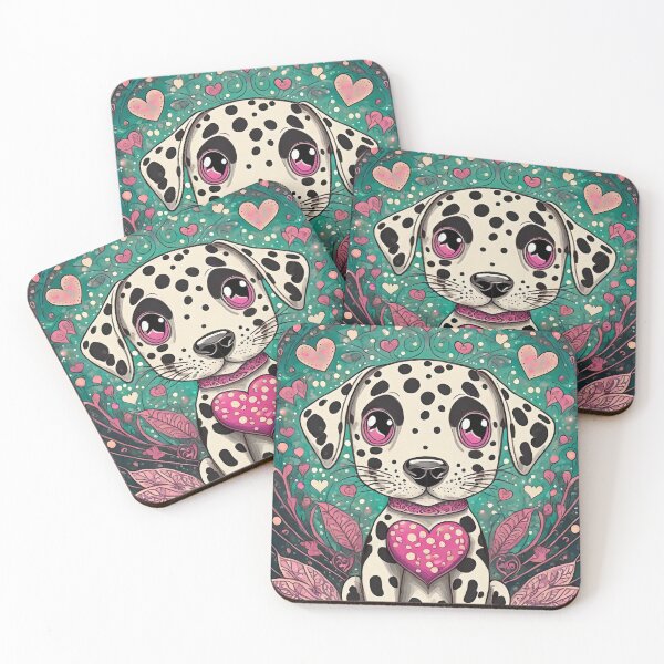 Item preview, Valentine's Day Dalmatian 1 designed and sold by Mandalahijo.