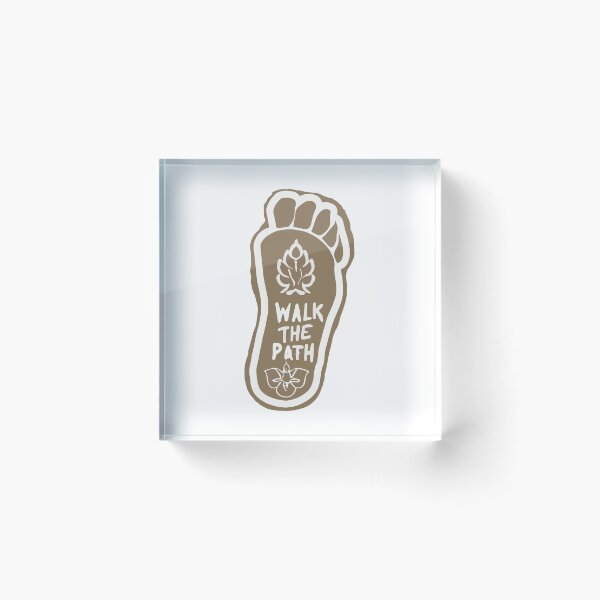 Item preview, Buddha's Path Footprint with Dharmachakra and Lotus Design designed and sold by NiftyWrx.