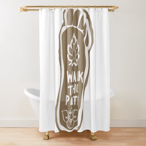 Item preview, Buddha's Path Footprint with Dharmachakra and Lotus Design designed and sold by NiftyWrx.