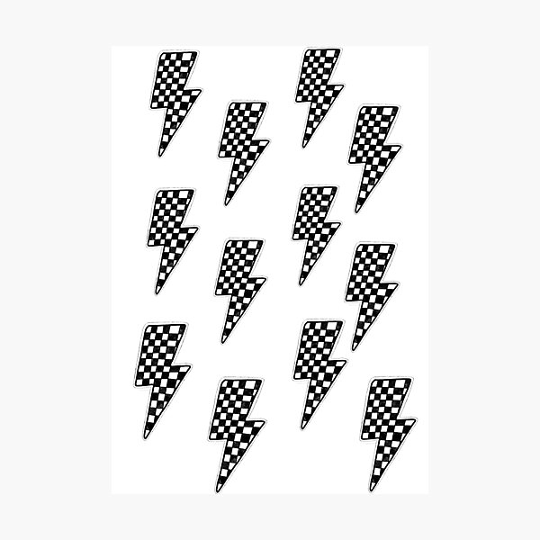 Item preview, Checkerboard Lightning designed and sold by TigerAndPine.