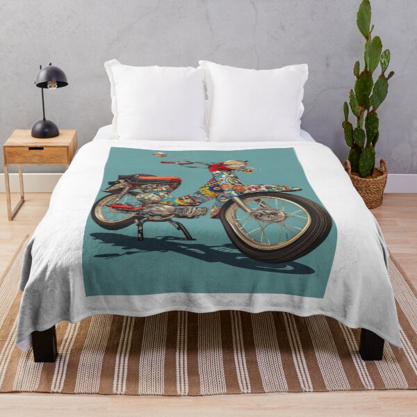 Item preview, Vintage colorful motorbike designed and sold by JuanmaLW.