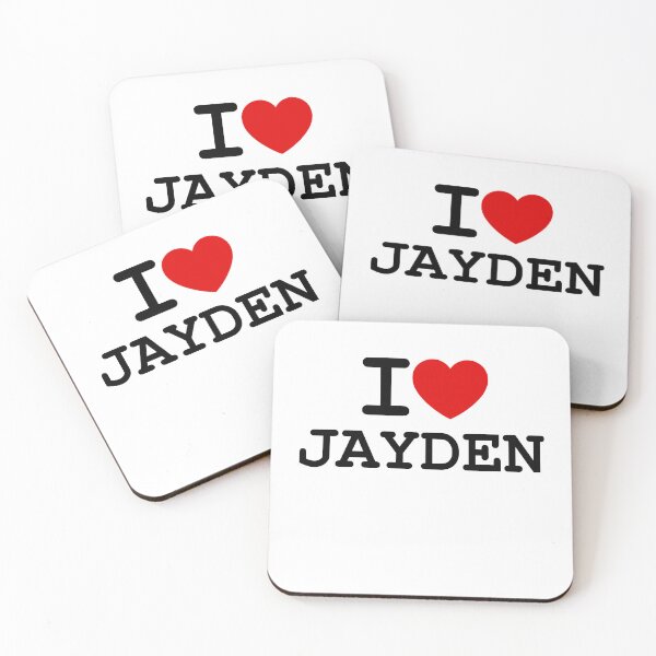 Item preview, JAYDEN / I ♥ Jayden / Personalized Gift for Him (for her to wear it) designed and sold by hottest-tees.