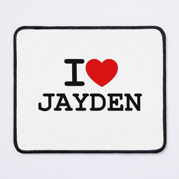 Item preview, JAYDEN / I ♥ Jayden / Personalized Gift for Him (for her to wear it) designed and sold by hottest-tees.