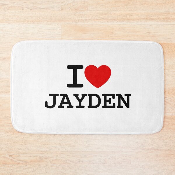 Item preview, JAYDEN / I ♥ Jayden / Personalized Gift for Him (for her to wear it) designed and sold by hottest-tees.