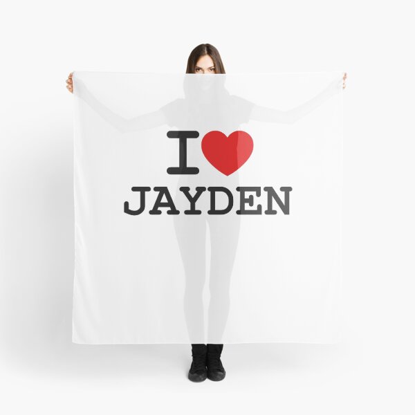 Item preview, JAYDEN / I ♥ Jayden / Personalized Gift for Him (for her to wear it) designed and sold by hottest-tees.