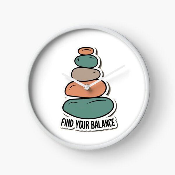 Item preview, Zen Balance - Find Your Balance Stone Stack designed and sold by NiftyWrx.