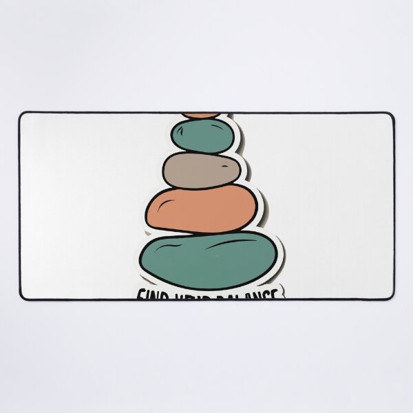 Item preview, Zen Balance - Find Your Balance Stone Stack designed and sold by NiftyWrx.