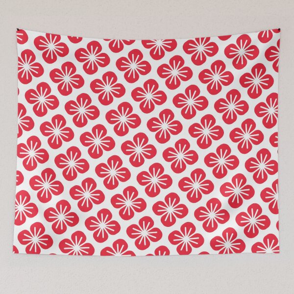 Item preview, A pattern of red flowers designed and sold by johndesign88.