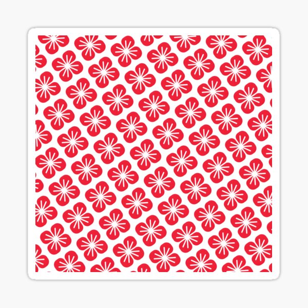 Item preview, A pattern of red flowers designed and sold by johndesign88.