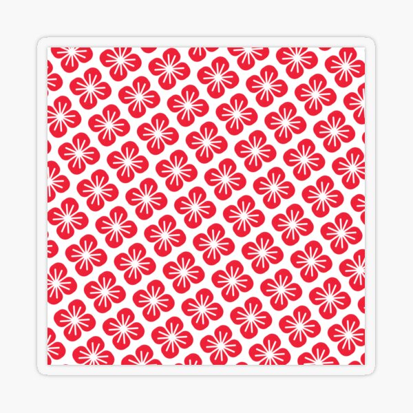 Item preview, A pattern of red flowers designed and sold by johndesign88.