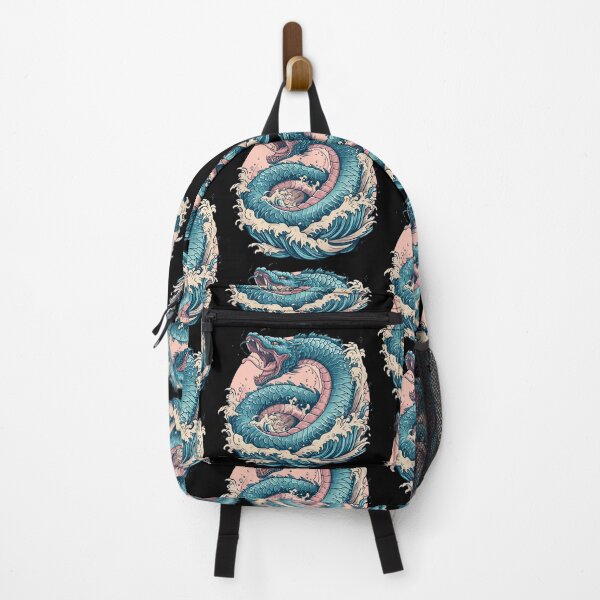 Item preview, Blue japanese dragon sea serpent designed and sold by TheRealmWithin.