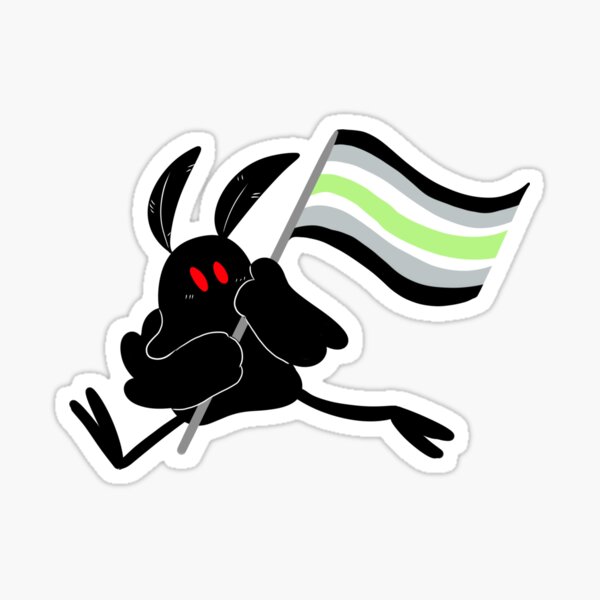 Item preview, Agender Mothman Flag designed and sold by surohhorus.