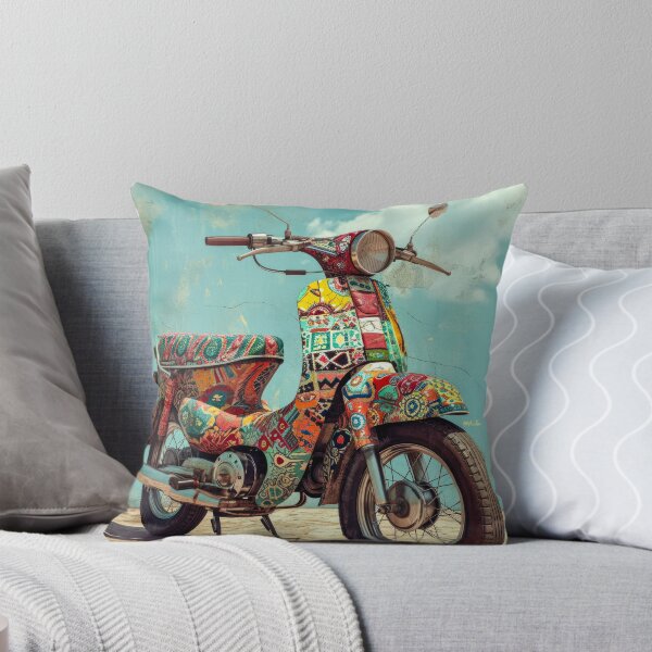 Item preview, Vintage colorful motorbike. designed and sold by JuanmaLW.
