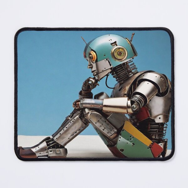 Item preview, Robot thinking designed and sold by M-Y-A-R-T-.