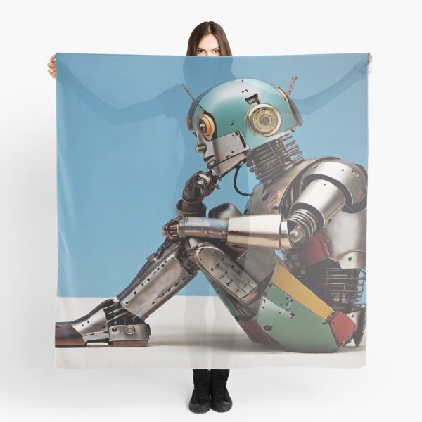 Item preview, Robot thinking designed and sold by M-Y-A-R-T-.