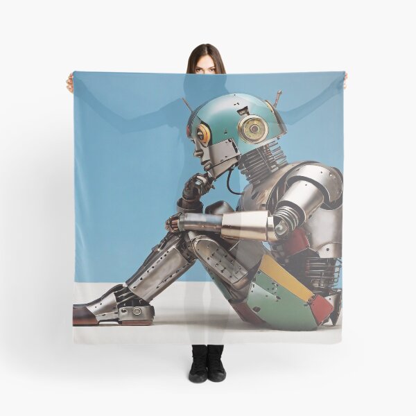 Item preview, Robot thinking designed and sold by m-y-A-I-A-R-T-.