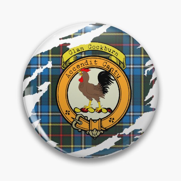 Item preview, Cockburn Clan Crest Scottish Surname Tartan designed and sold by BagTown Clans.