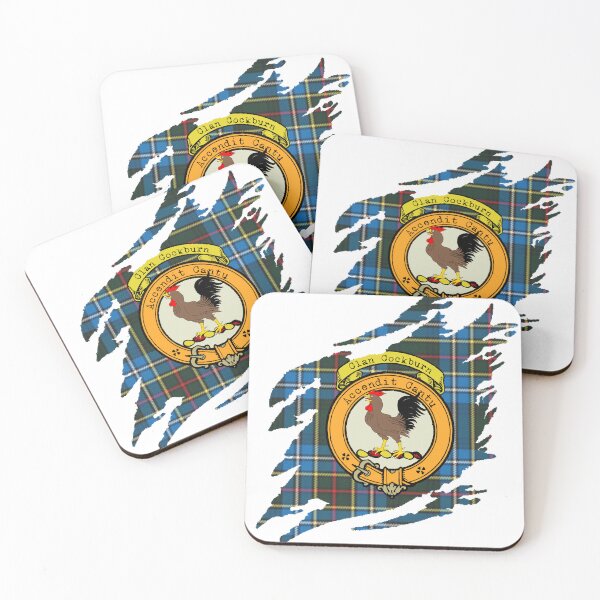 Item preview, Cockburn Clan Crest Scottish Surname Tartan designed and sold by BagTown Clans.