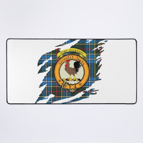 Item preview, Cockburn Clan Crest Scottish Surname Tartan designed and sold by BagTown Clans.