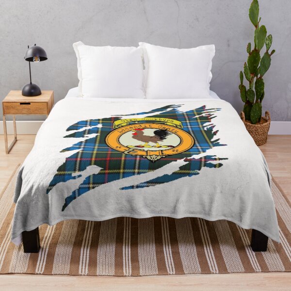 Item preview, Cockburn Clan Crest Scottish Surname Tartan designed and sold by BagTown Clans.