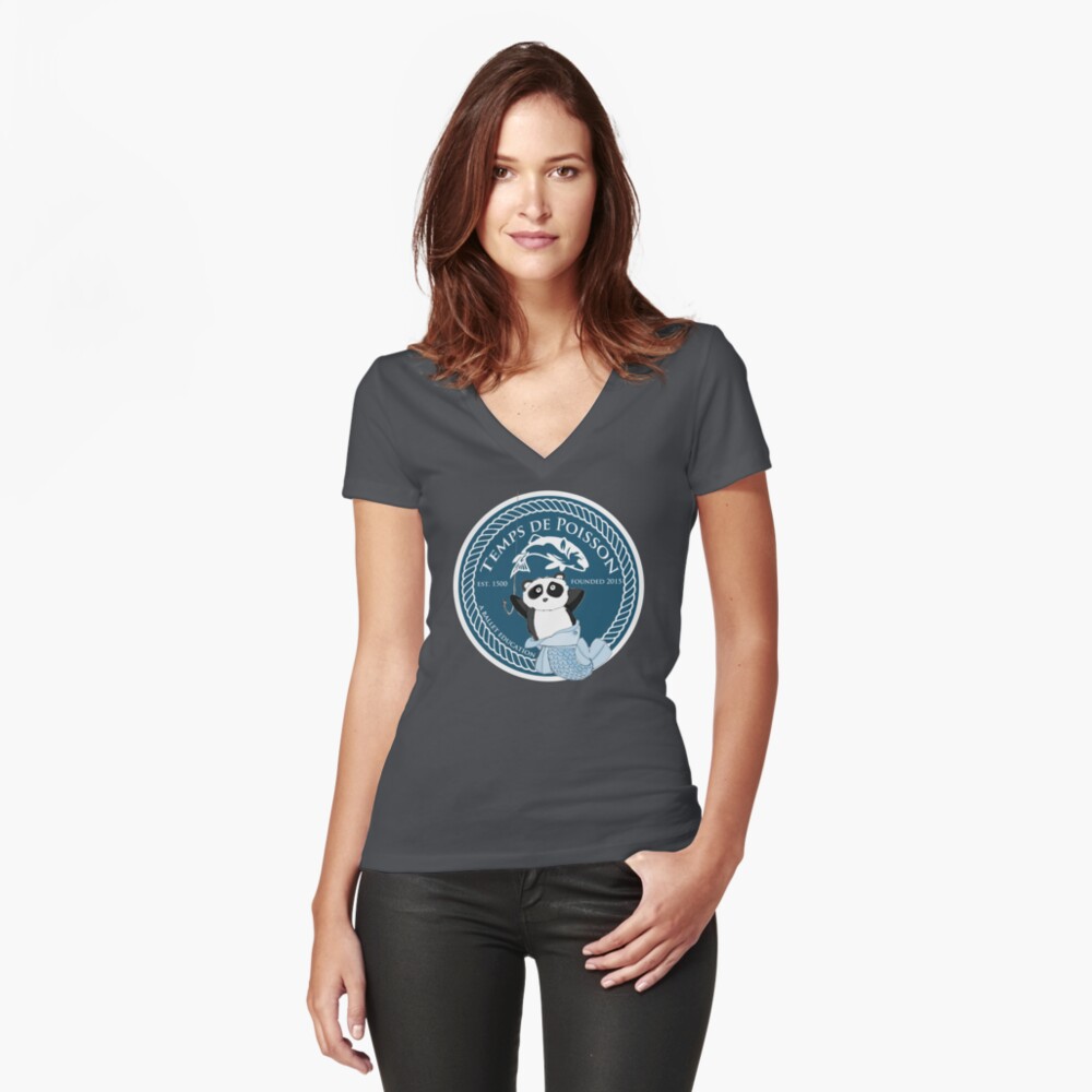 Item preview, Fitted V-Neck T-Shirt designed and sold by balleteducation.
