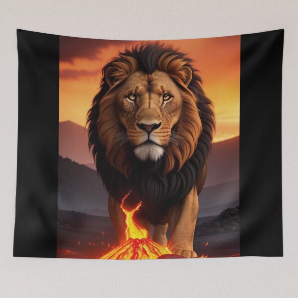 Item preview, Majestic Manes: Lava Lion 2 designed and sold by craftyblinders9.