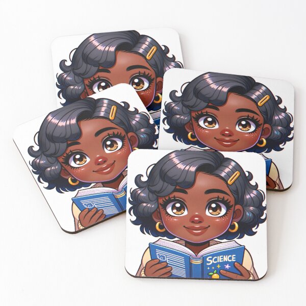 Item preview, Science matters: Young Black Woman Reading Textbook designed and sold by JGatz.