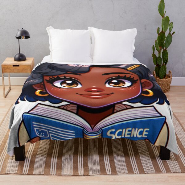 Item preview, Science matters: Young Black Woman Reading Textbook designed and sold by JGatz.