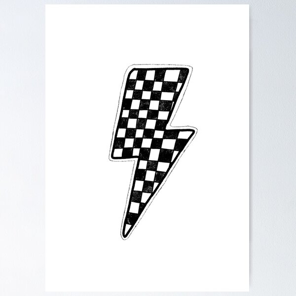 Item preview, Big Checkerboard Lightning designed and sold by TigerAndPine.