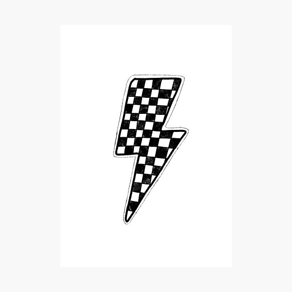 Item preview, Big Checkerboard Lightning designed and sold by TigerAndPine.
