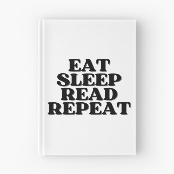 Aperçu de l'œuvre Manger Dormir Lire Répéter créée et vendue par BookishHaven.