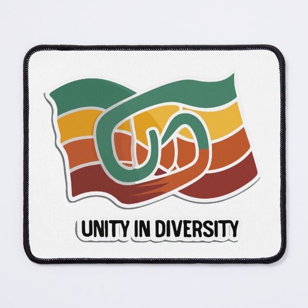 Item preview, Unity in Diversity - Buddhist Flag Brush Stroke Art designed and sold by NiftyWrx.