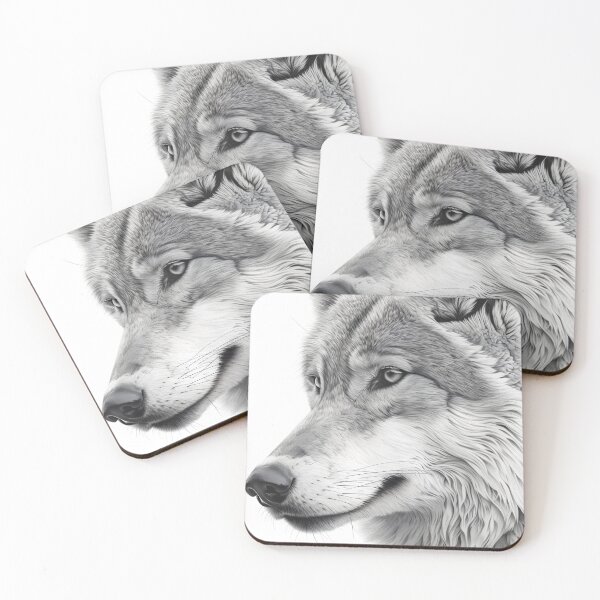 Item preview, Wolf pencil drawing  designed and sold by Pencil-Art.